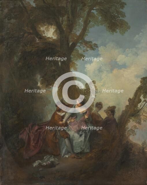 Declaration of Love, c. 1720. Creator: Nicolas Lancret (French, 1690-1743).