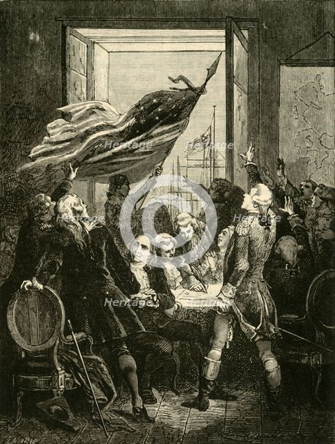 'Declaration of the Independence of the United States', (1776), 1890. Creator: Unknown.