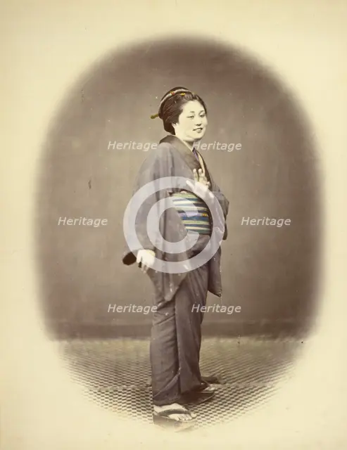 Declining the Honour, 1866-1867. Creator: Felice Beato.