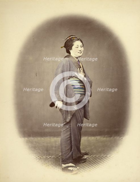 Declining the Honour, 1866-1867. Creator: Felice Beato.