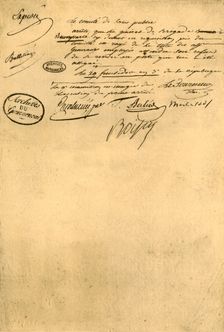 Decree of the Committee for Public Health, 5 September 1795, (1921). Creator: Unknown