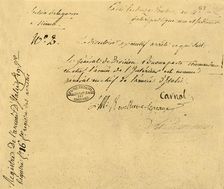 Decree of the Executive Directorate, 2 March 1796, (1921). Creator: Unknown