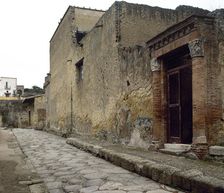 Decumanus inferior, Herculaneum, Italy, 2002. Creator: LTL