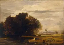 Dedham Ferry 1808-1847. Creator: William Collins