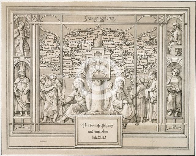 Dedication, 1823. Creator: Ferdinand Olivier.