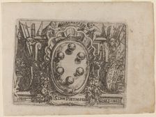 Dedication to Don Pietro Medici from "Bizzarie di varie Figure", 1624. Creator: Giovanni Battista Bracelli