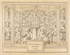 Dedication: Ich bin die Auferstehung und das Leben (I am the resurrection and the life), 1823. Creator: Ferdinand Olivier