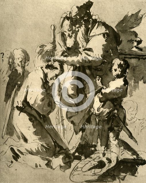 'Dedication of a young soldier', 1735-1740, (1928). Artist: Giovanni Battista Tiepolo.