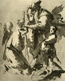 Dedication of a young soldier 1735-1740, (1928). Artist: Giovanni Battista Tiepolo