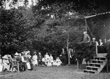 Dedication of Joaquin Miller Cabin, between c1910 and c1915. Creator: Bain News Service