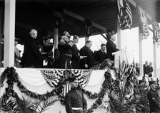 Dedication of Monument to John Paul Jones, 17 April 1912. Creator: Harris & Ewing