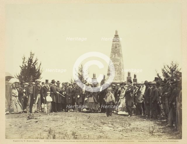 Dedication of Monument on Bull Run Battle-field, June 1865. Creator: William Morris Smith.