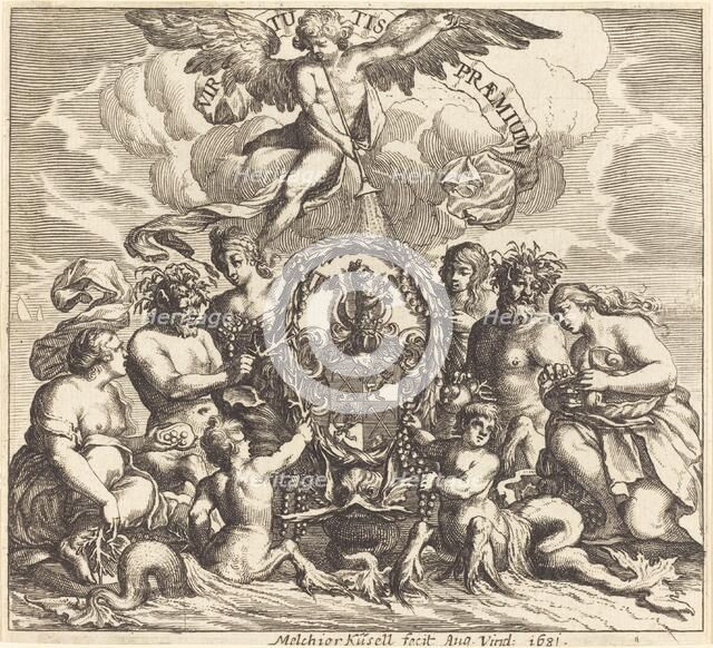 Dedication Page, 1681. Creator: Melchior Küsel.