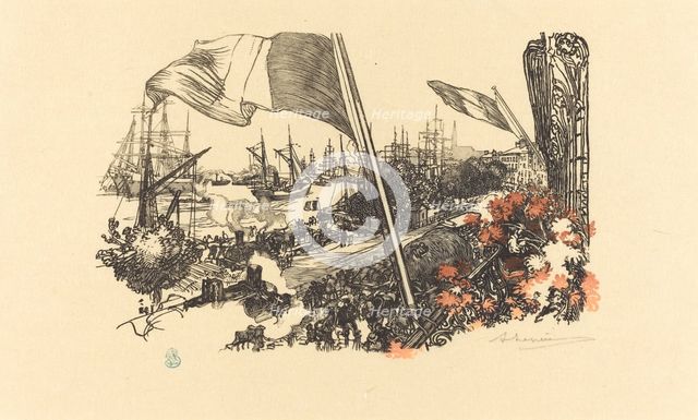 Dedication Page, published 1900. Creator: Auguste Lepere.