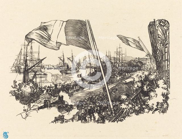 Dedication Page, published 1900. Creator: Auguste Lepere.