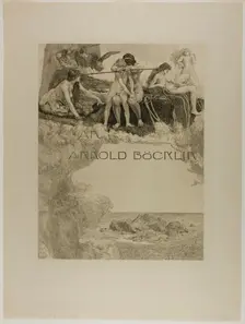 Dedication, plate one from A Love, 1887. Creator: Max Klinger
