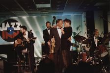 Dee Dee Bridgewater and Clark Terry, Jazz Inn Party, Nordwijk, Netherlands, 1989. Creator: Brian Foskett