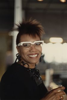 Dee Dee Bridgewater, Jazz Inn Party, Nordwijk, Netherlands, 1989. Creator: Brian Foskett