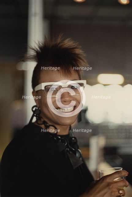 Dee Dee Bridgewater, Jazz Inn Party, Nordwijk, Netherlands, 1989. Creator: Brian Foskett.