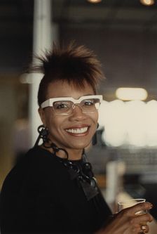 Dee Dee Bridgewater, Jazz Inn Party, Nordwijk, Netherlands, 1989. Creator: Brian Foskett