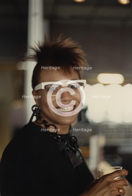 Dee Dee Bridgewater, Jazz Inn Party, Nordwijk, Netherlands, 1989. Creator: Brian Foskett.