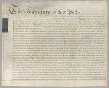 Deed of sale including 237 enslaved persons in transaction, August 20, 1798. Creator: Unknown