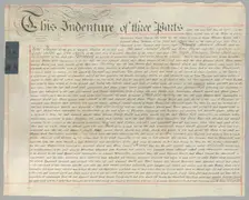 Deed of sale including 237 enslaved persons in transaction, August 20, 1798. Creator: Unknown