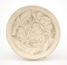 Deep bowl with peony design, Jin dynasty (1115-1234). Creator: Unknown