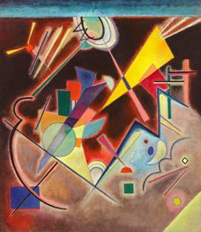 Deep brown (Tiefes Braun), 1924. Creator: Kandinsky, Wassily Vasilyevich (1866-1944)
