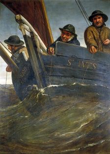 Deep Sea Fishing 1864. Artist: James Clarke Hook