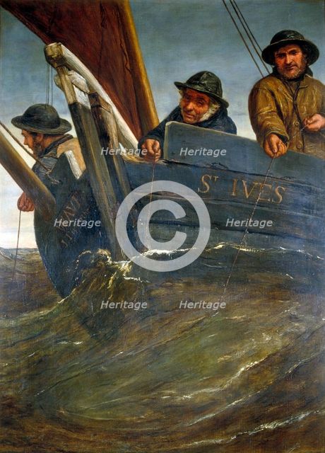 'Deep Sea Fishing', 1864. Artist: James Clarke Hook