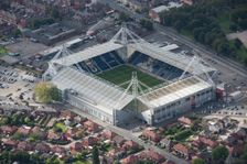 Deepdale, home of Preston North End Football Club, Lancashire, 2015. Creator: Dave MacLeod