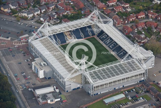 Deepdale, home of Preston North End Football Club, Lancashire, 2015. Creator: Dave MacLeod.