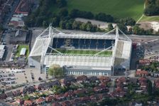 Deepdale, home of Preston North End Football Club, Lancashire, 2015. Creator: Dave MacLeod