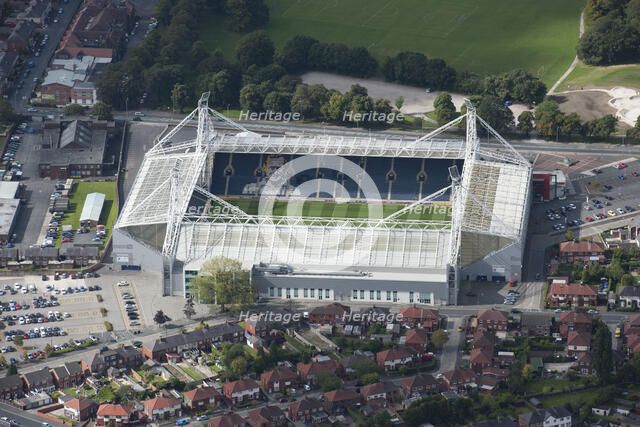 Deepdale, home of Preston North End Football Club, Lancashire, 2015. Creator: Dave MacLeod.