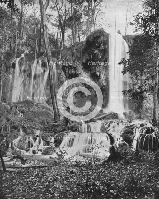 Deer Lick Falls, Mineral Springs, Virginia, USA, c1900. Creator: Unknown.