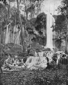 Deer Lick Falls, Mineral Springs, Virginia, USA, c1900. Creator: Unknown