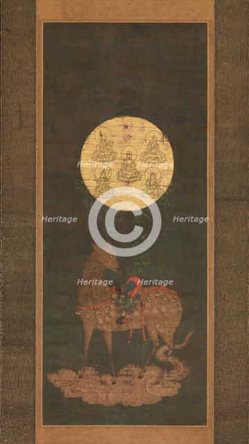 Deer Mandala of Kasuga Shrine, late 14th century. Creator: Unknown.