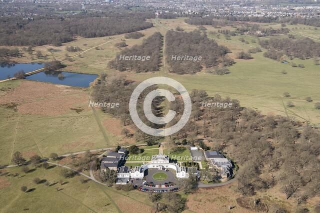 Deer park and White Lodge, Richmond Park, Richmond upon Thames, London, 2018. Creator: Historic England Staff Photographer.