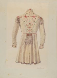 Deer Skin Coat, c. 1938. Creator: Adele Brooks