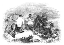 Deer stalking in the highlands of Scotland, 1842. Creator: Unknown