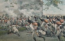 Defence of the Granary at Essling 1809, (1896)