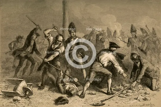 'Defence of the Liberty Pole in New York', (1877). Creator: Albert Bobbett.