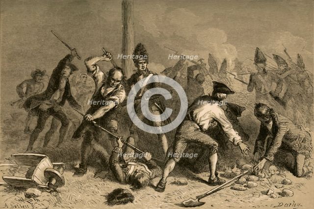 'Defence of the Liberty Pole in New York', (1877). Creator: Albert Bobbett.
