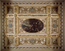 Defence of Scutari, Gallery ceiling, Chiswick House, c1990-2010. Artist: Nigel Corrie