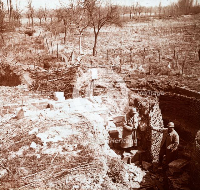 Defences, Craonne, northern France, c1914-c1918. Artist: Unknown.