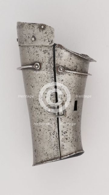 Defense for the Lower Left Forearm (Vambrace), Italian, ca. 1400-1425. Creator: Unknown.