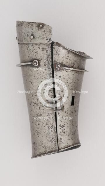 Defense for the Lower Left Forearm (Vambrace), Italian, ca. 1400-1425. Creator: Unknown.