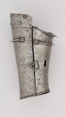 Defense for the Lower Left Forearm (Vambrace), Italian, ca. 1400-1425. Creator: Unknown
