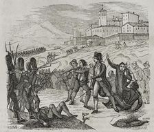 Defense of Camprodón by the citizens, 1793, (1851). Creator: Unknown